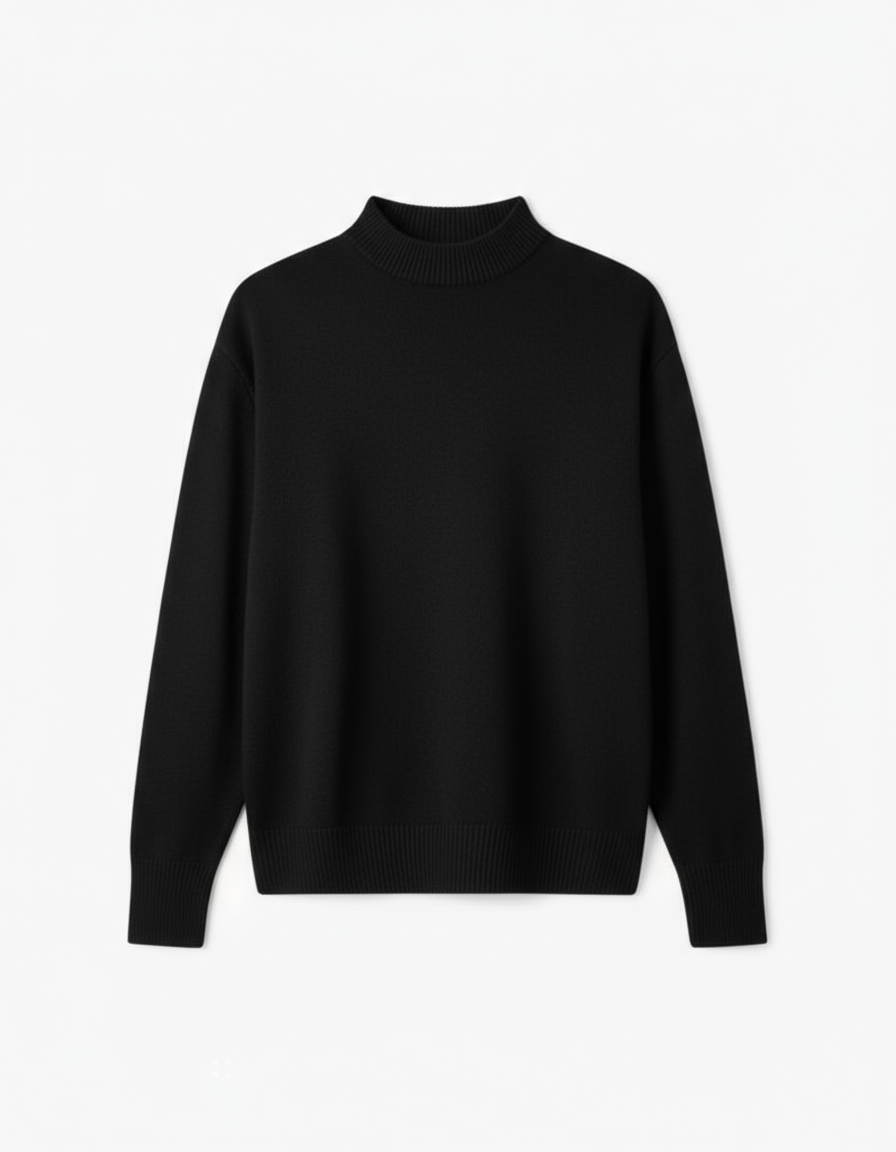 100% Premium Wool Turtleneck
