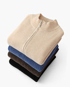 100% Cashmere Zip-Up Vest