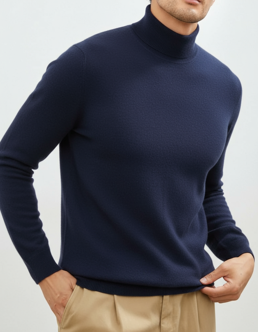 Kaschmir-Rollkragenpullover