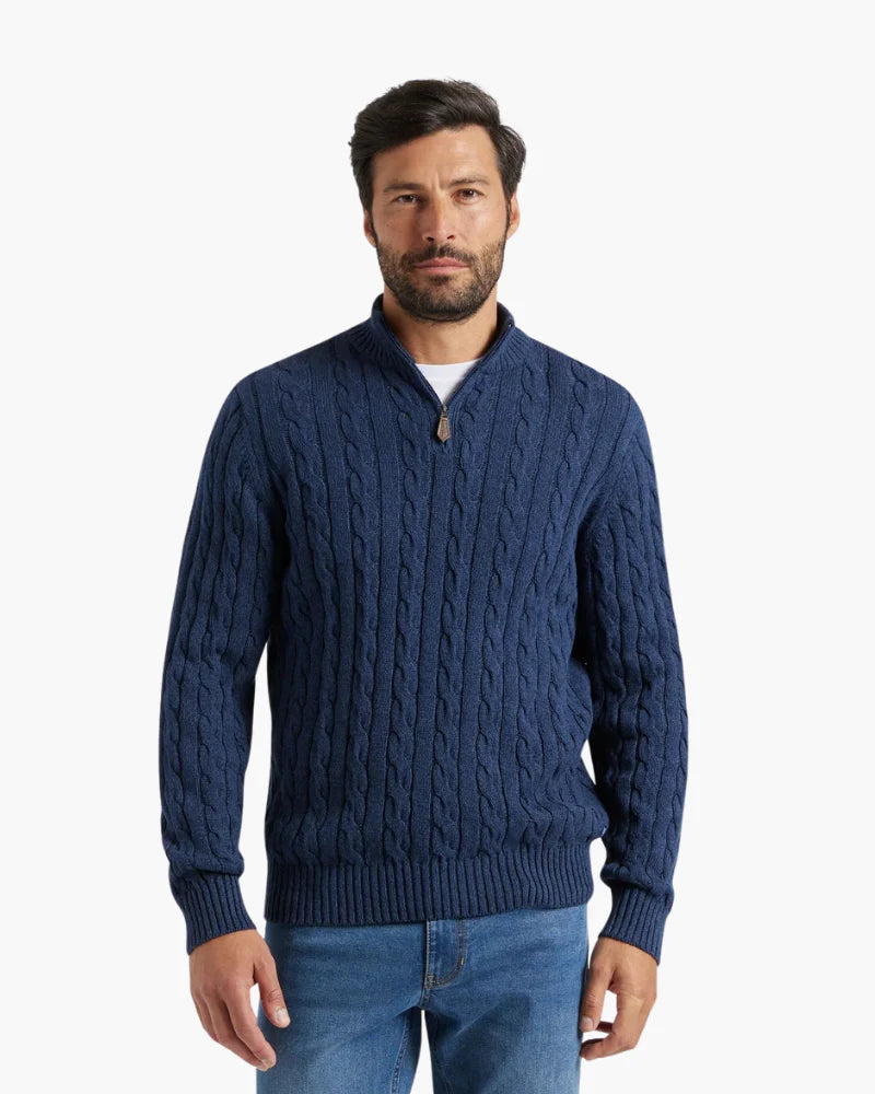 Maglione con mezza zip Verbier