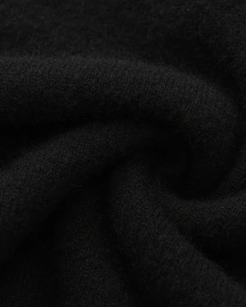 100% Cashmere Long-Sleeve Polo