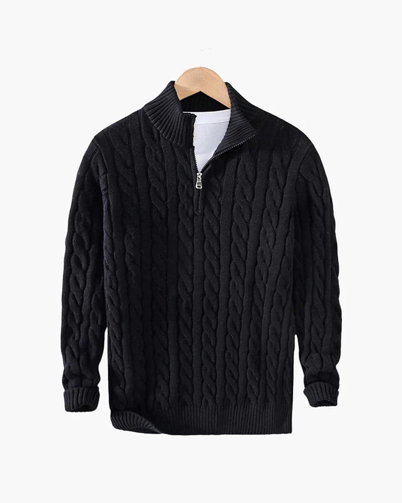 Maglione con mezza zip Verbier