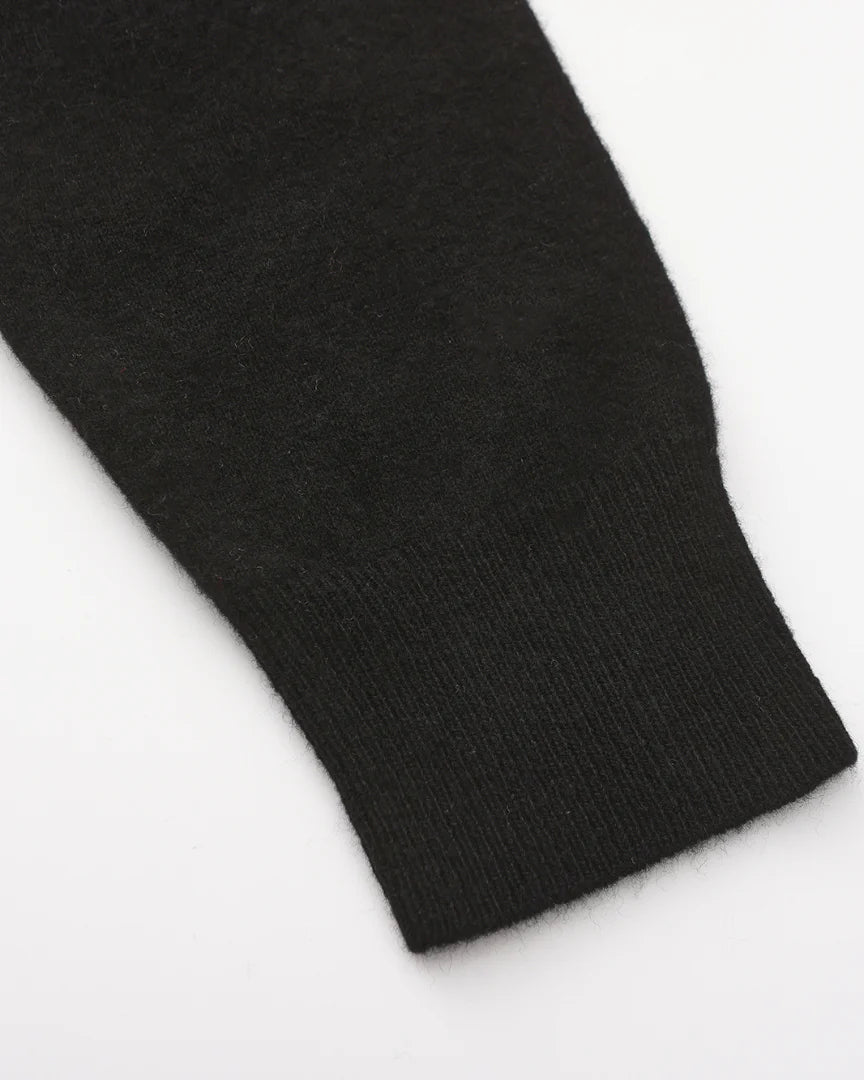 100% Cashmere Long-Sleeve Polo