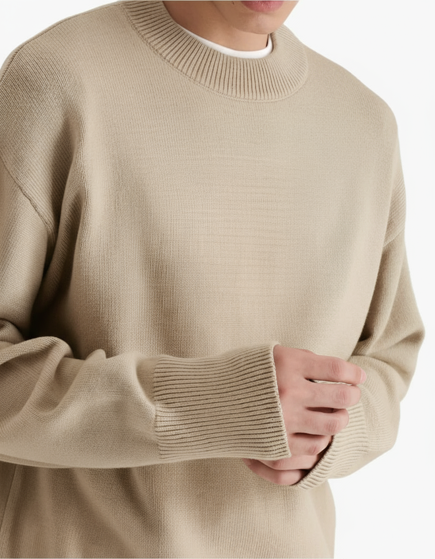 100% Premium Wool Turtleneck