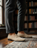 Penny Loafer aus Wildleder