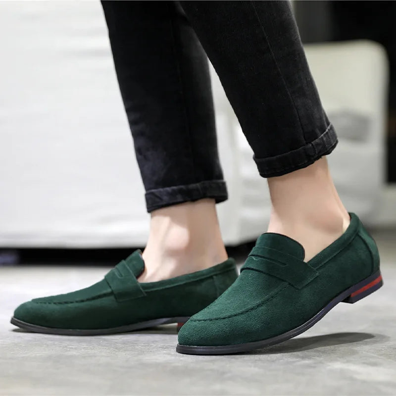 Penny Loafer aus Wildleder