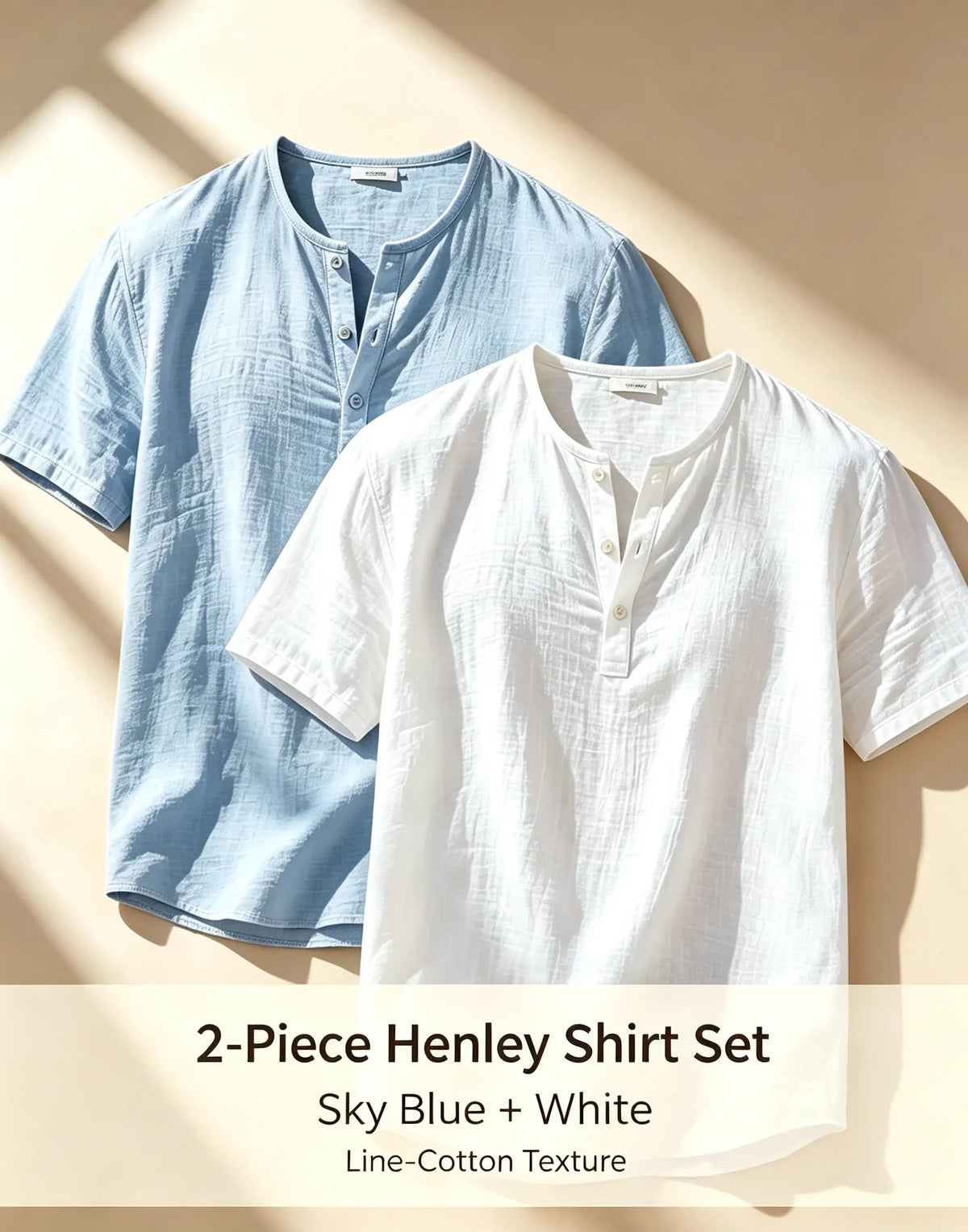 2pcs Cotton Linen