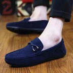 Retro-Wildleder-Slipper