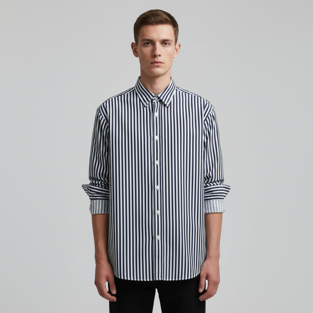 Oversized Striped Shirt