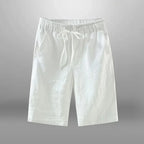 Kurze Hose aus Baumwollleinen