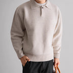 Wool Button Polo