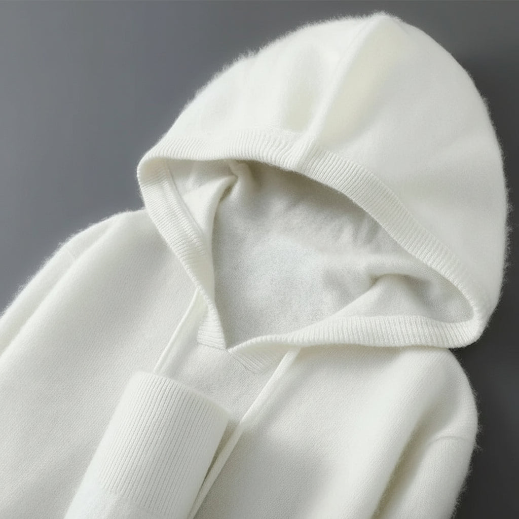 100% Cashmere Hoodie