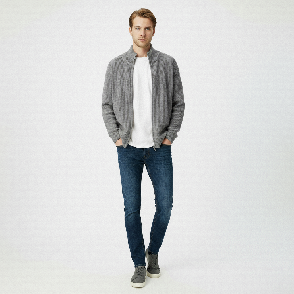 Heritage Zip Cardigan