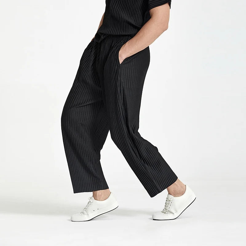 Ribbed Cotton Pantalon
