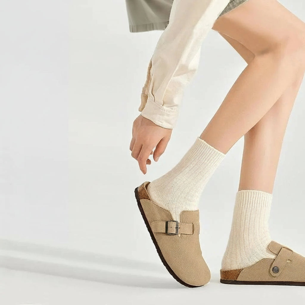 Old Money Suede Clogs