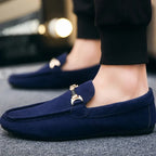 Loafer aus hochwertigem Kalbsveloursleder