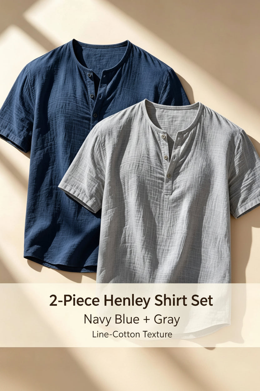 2pcs Cotton Linen