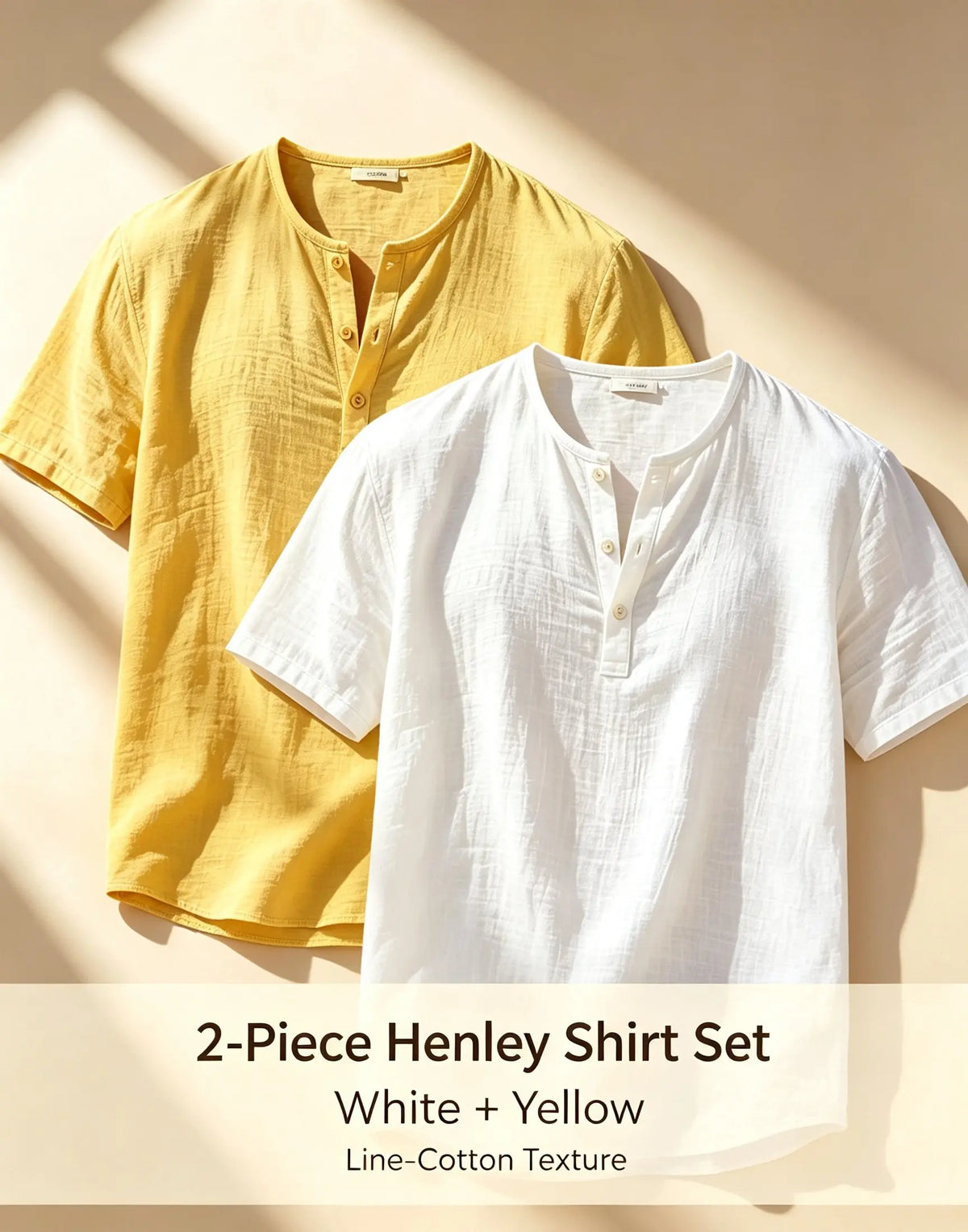2pcs Cotton Linen