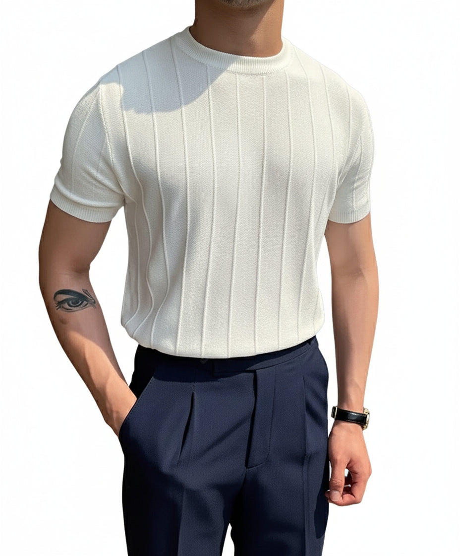 Cannes Ribbed T-Shirt