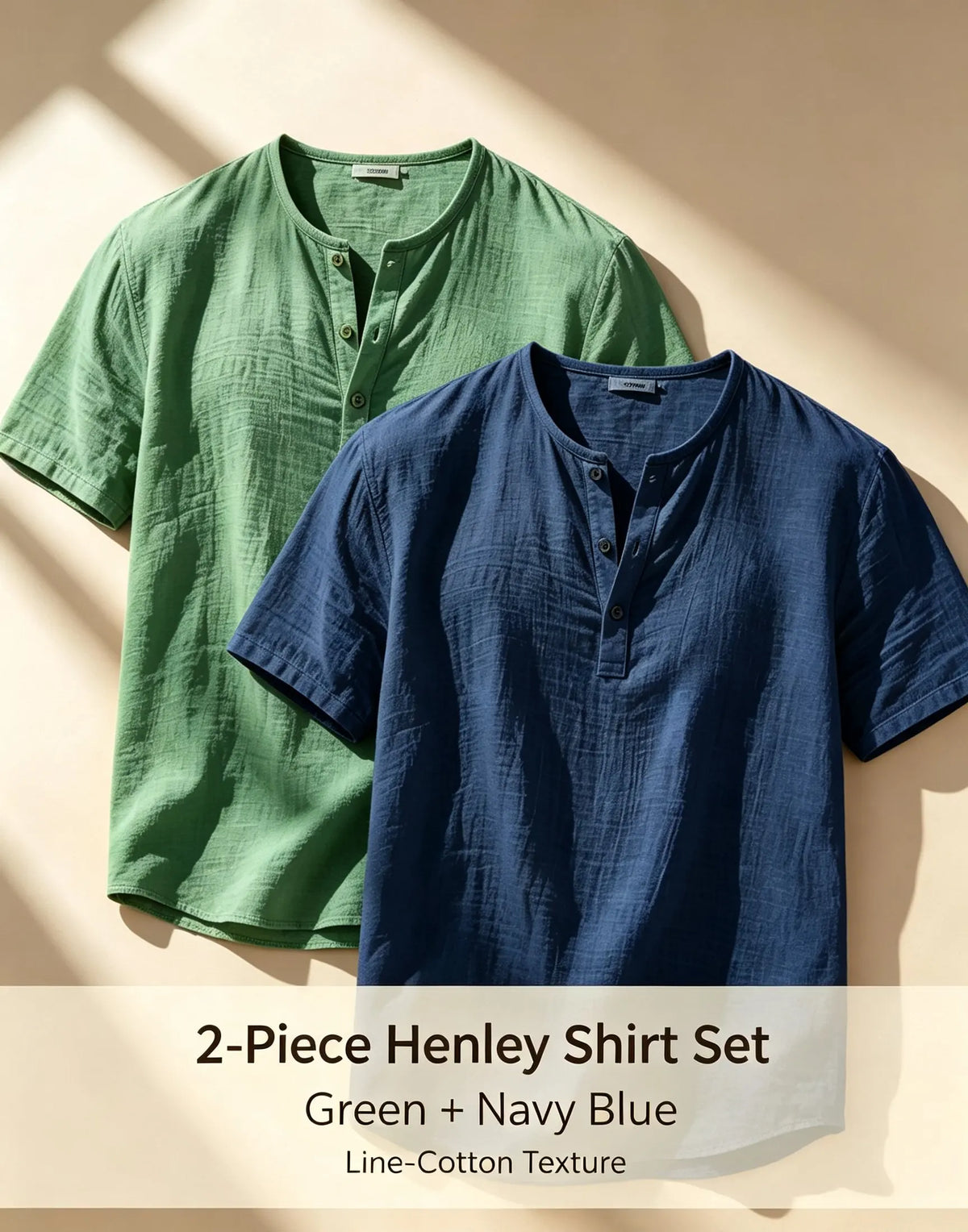 2pcs Cotton Linen
