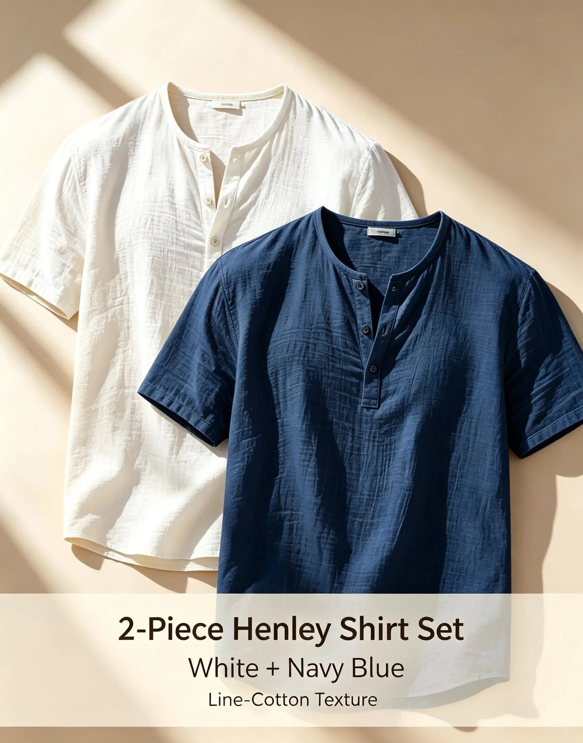 2pcs Cotton Linen