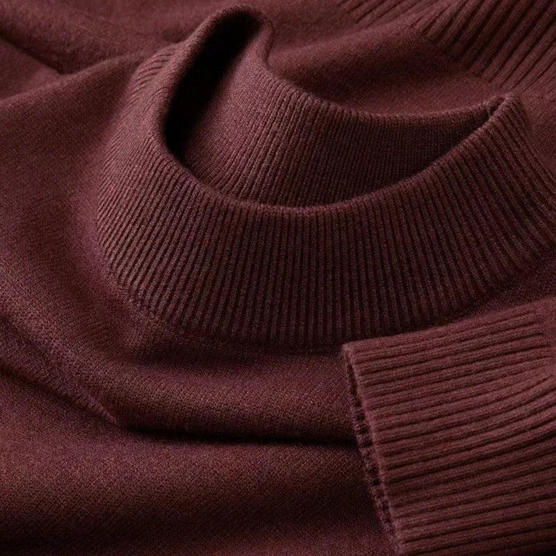 100% Premium Wool Turtleneck