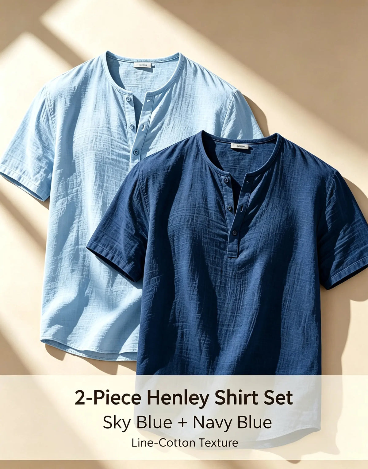 2pcs Cotton Linen