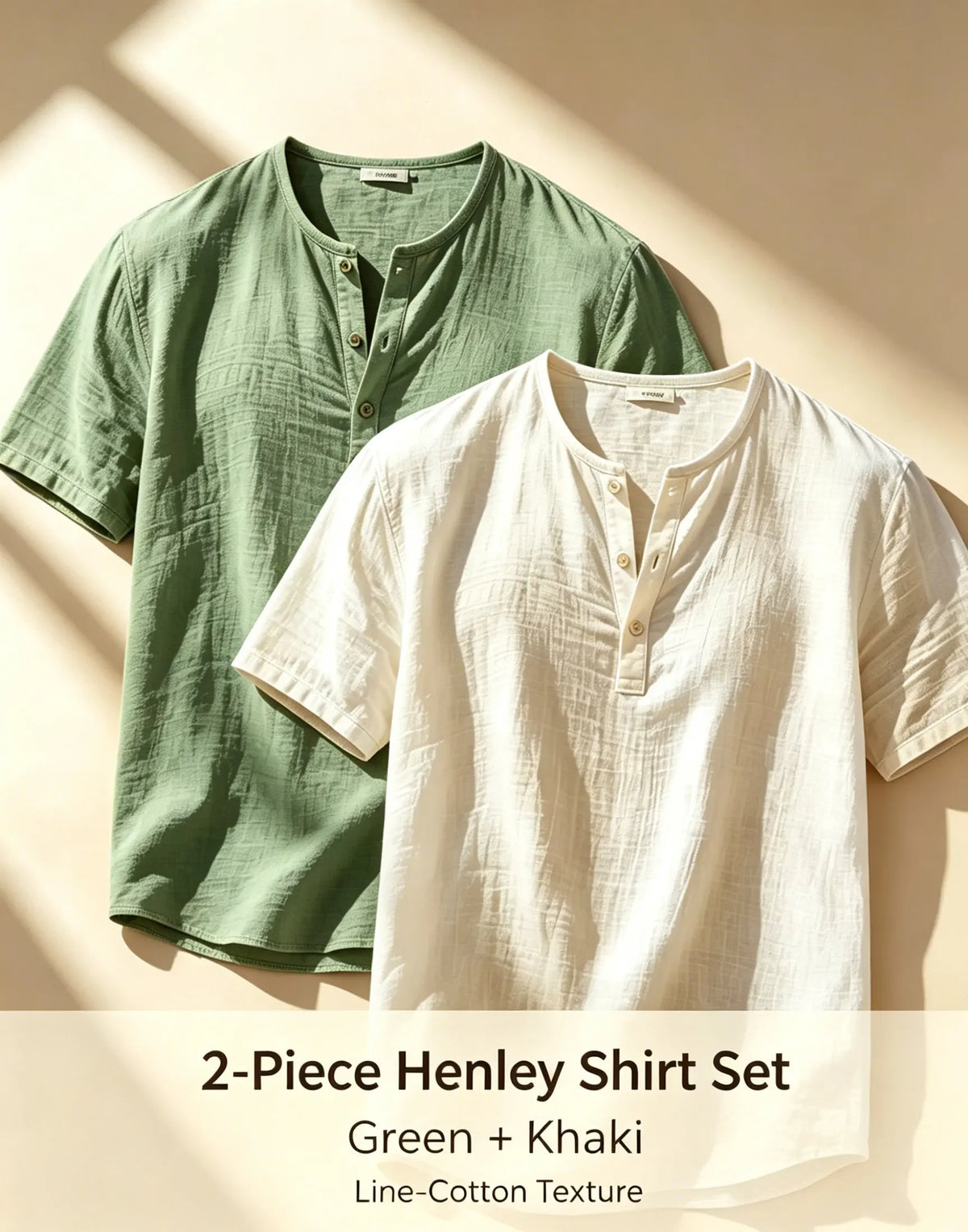 2pcs Cotton Linen