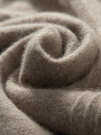 100% Cashmere Ribbed Half Zip