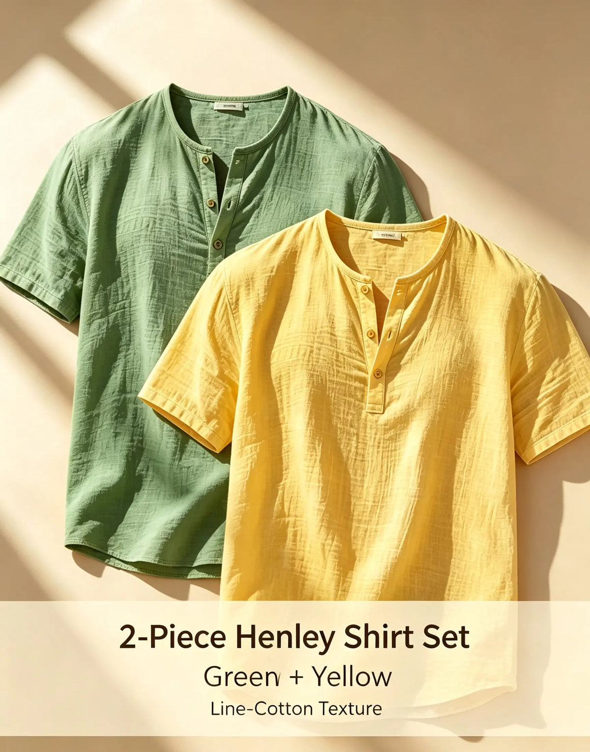 2pcs Cotton Linen
