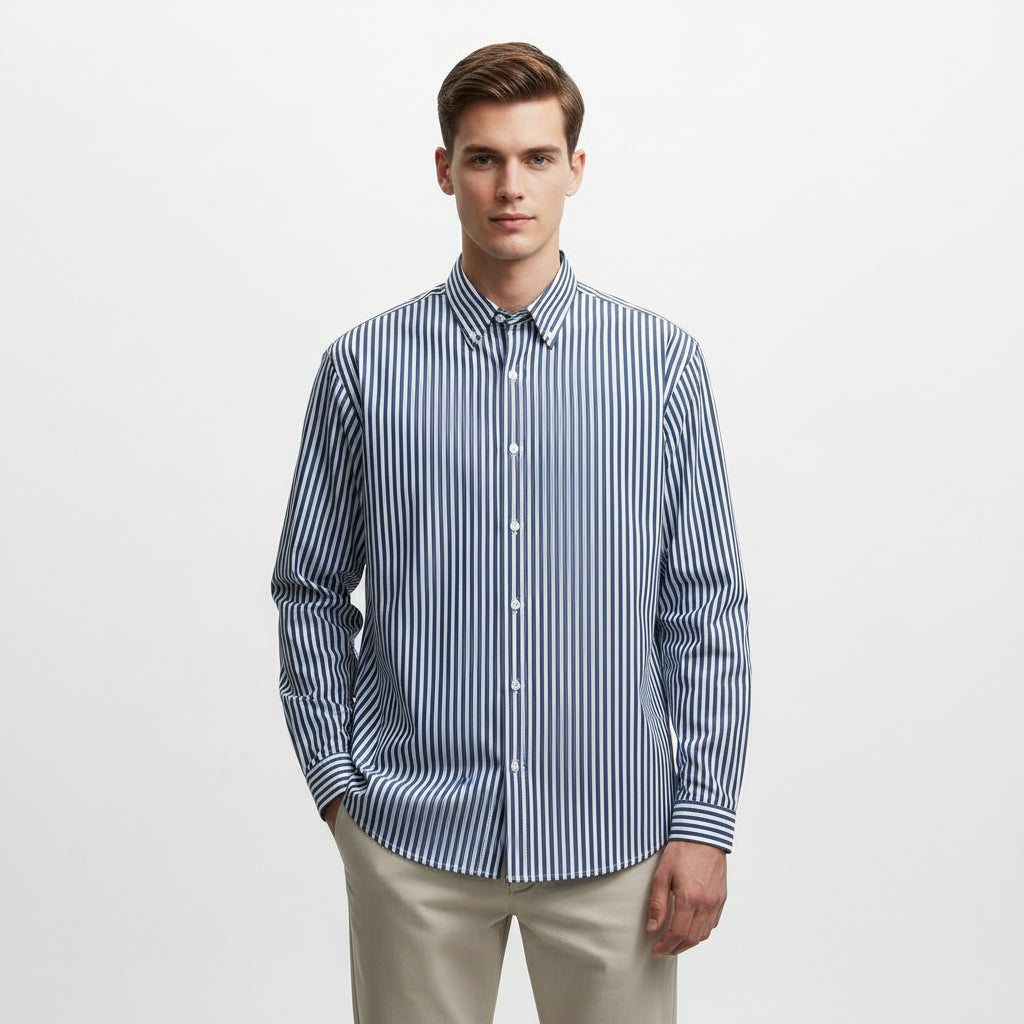 Oversized Striped Shirt