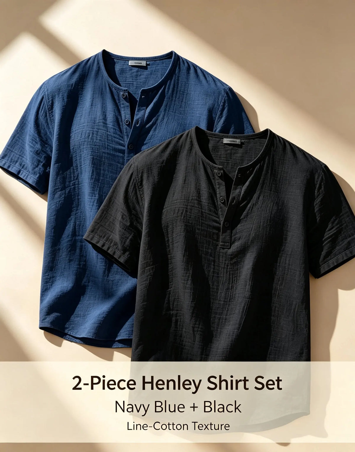 2pcs Cotton Linen