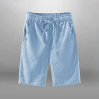 Kurze Hose aus Baumwollleinen