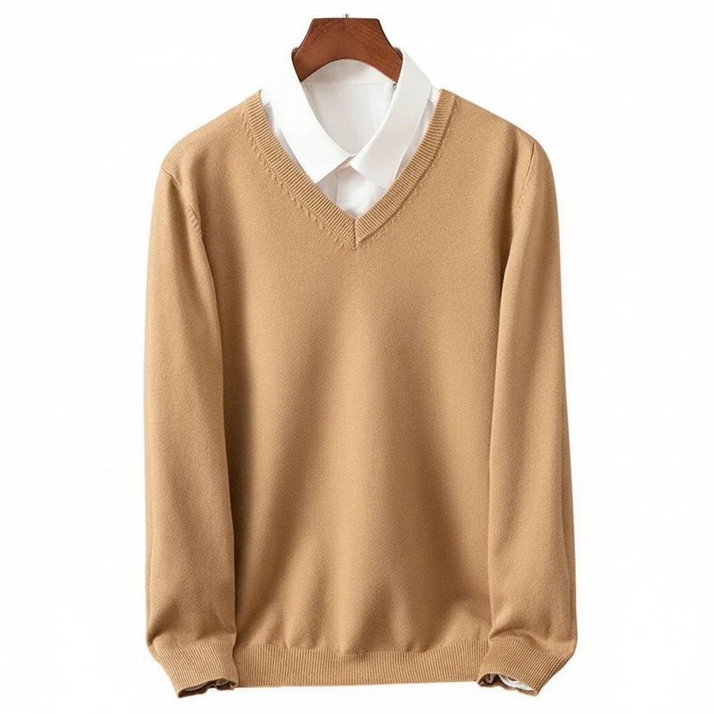 Merino Wool V-Neck