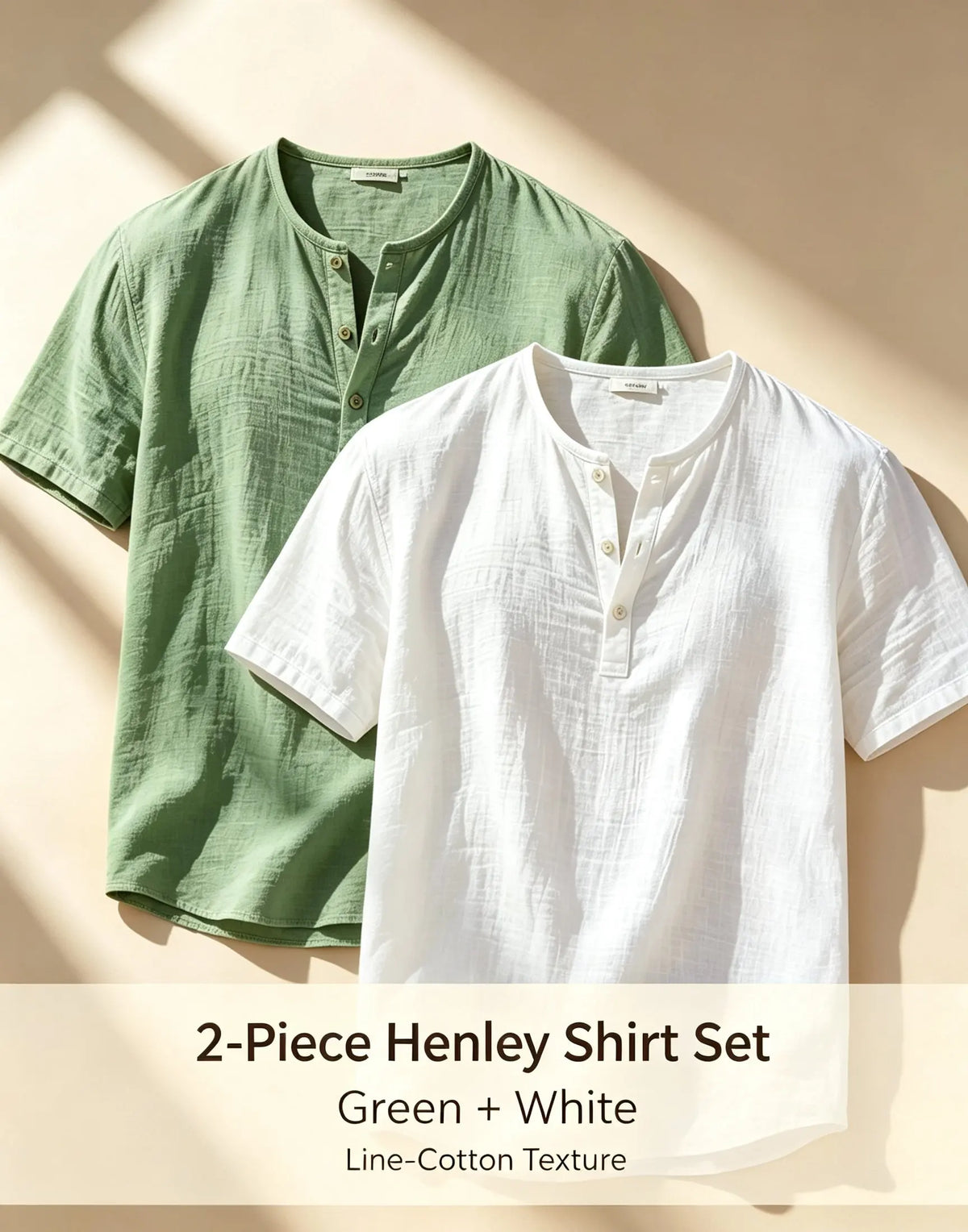 2pcs Cotton Linen