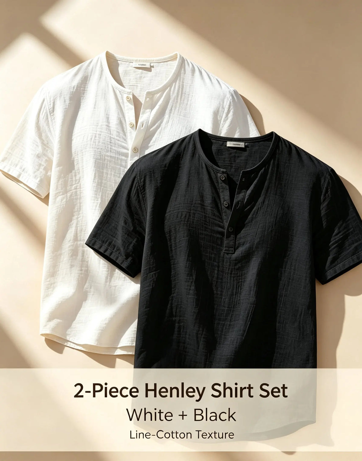 2pcs Cotton Linen