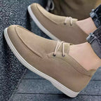 High Suede Loafers