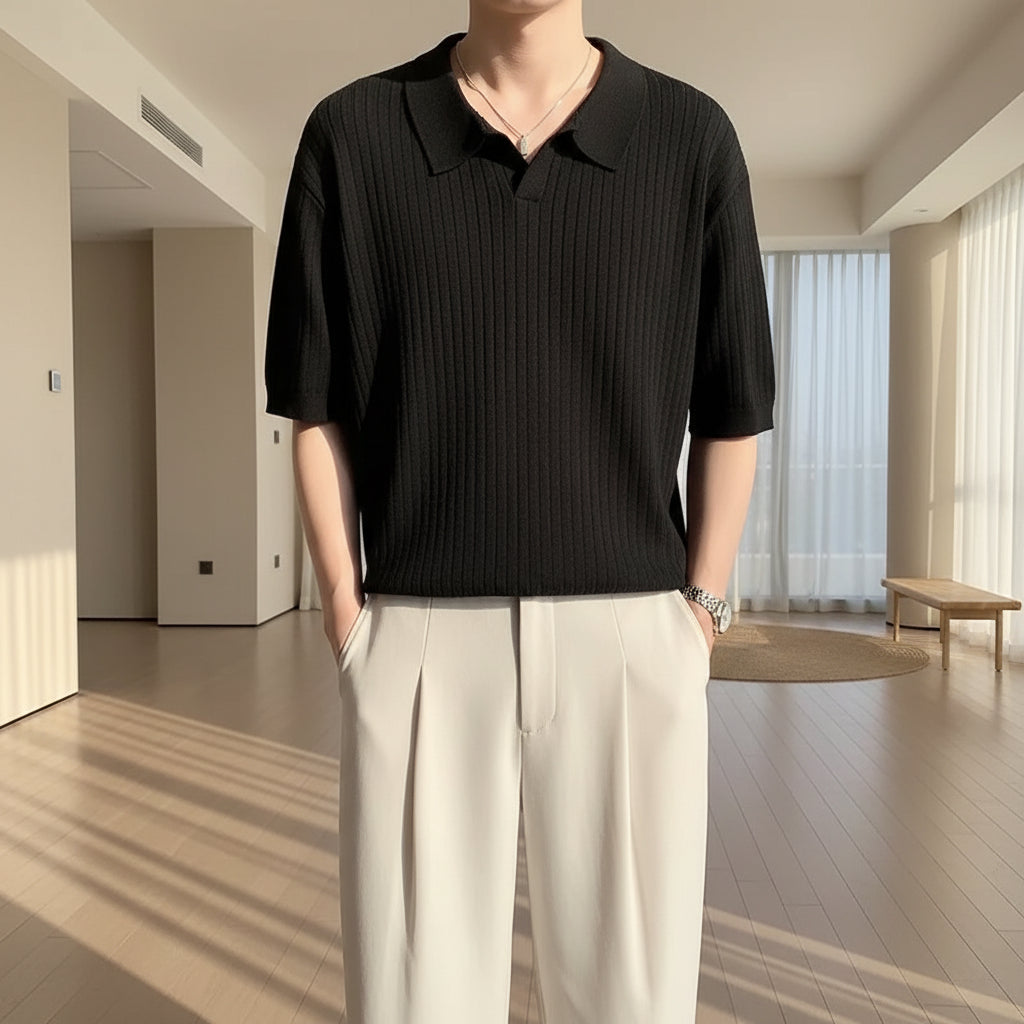 Premium Ribbed Polo