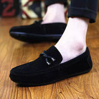 Retro-Wildleder-Slipper