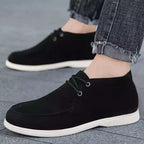 High Suede Loafers