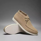 High Suede Loafers