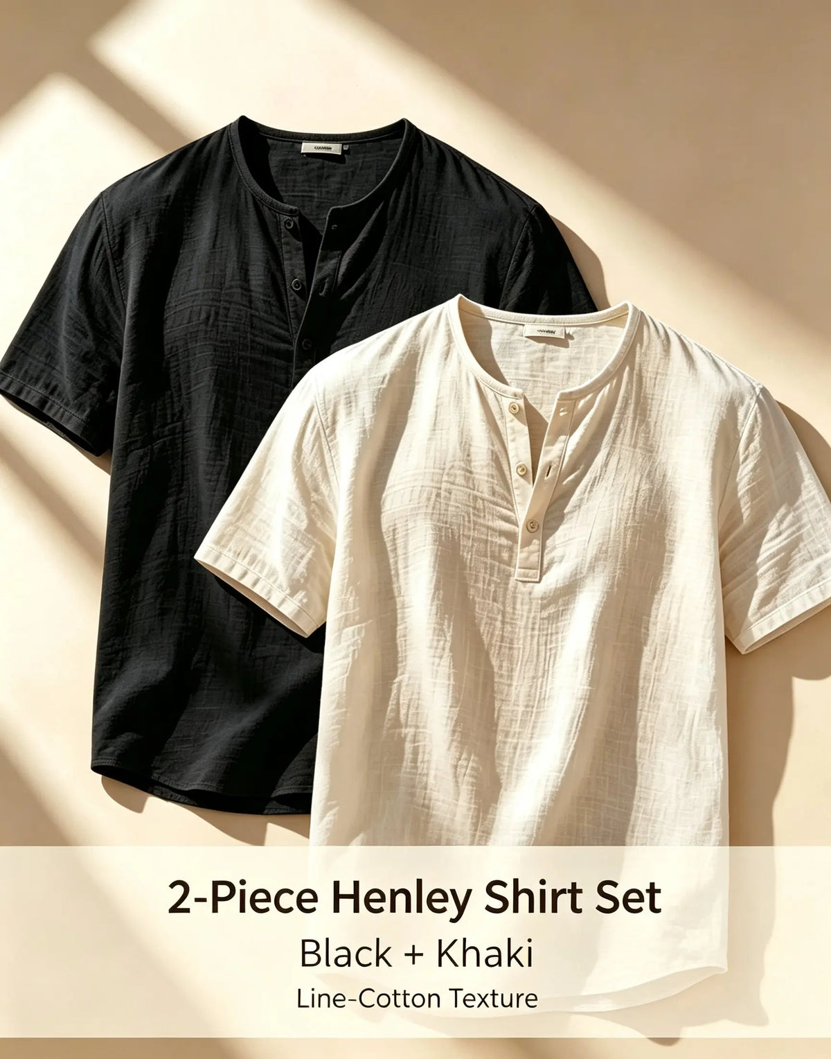 2pcs Cotton Linen