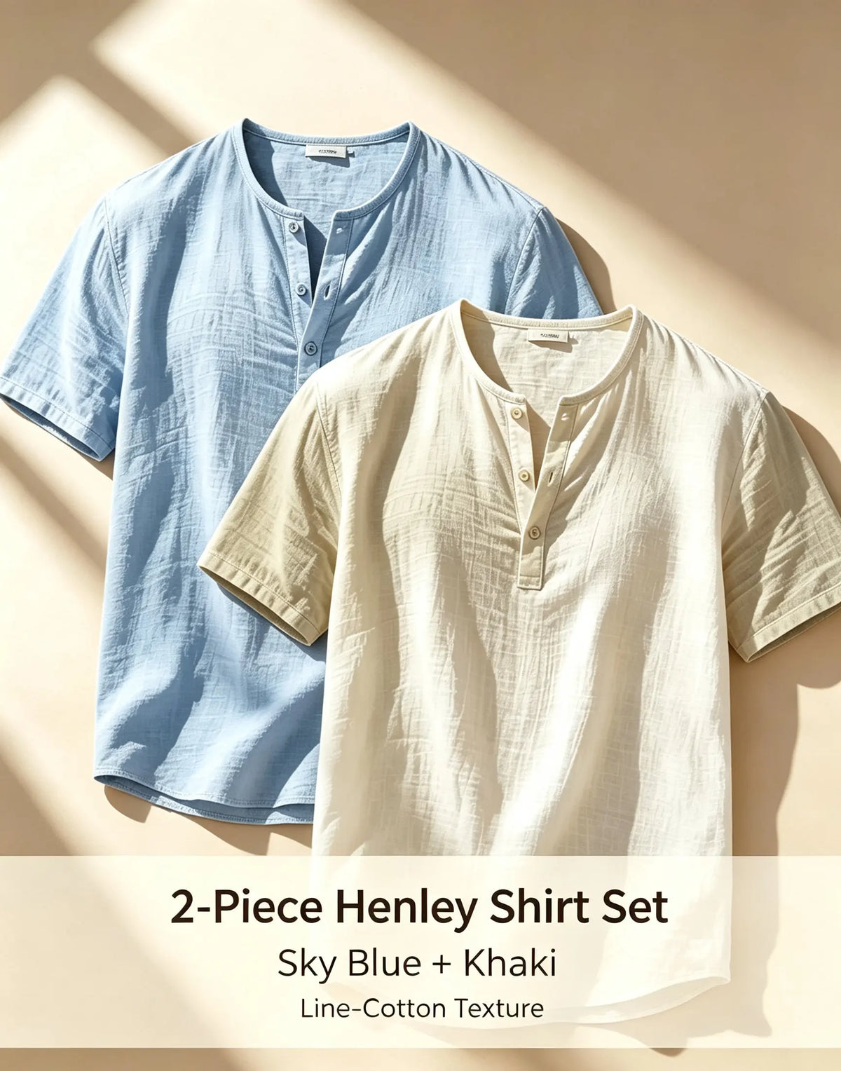 2pcs Cotton Linen
