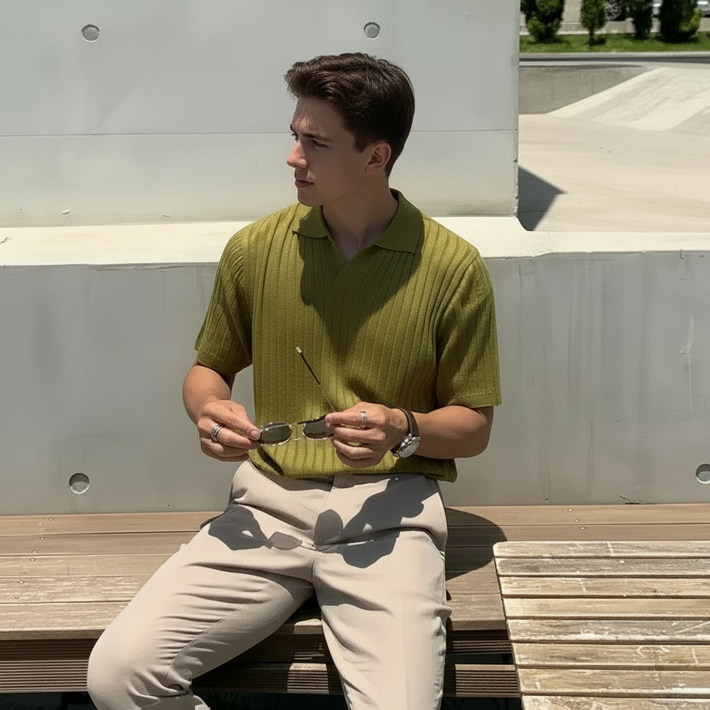 Premium Ribbed Polo