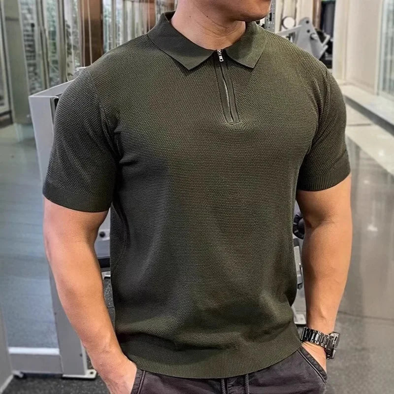 Marbella Zip Up Polo