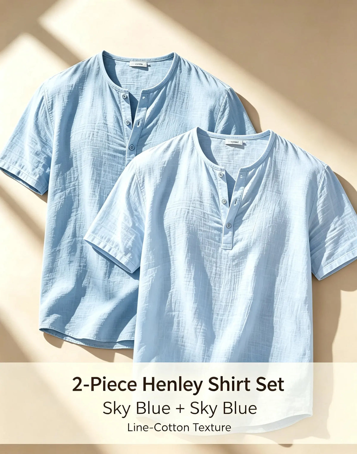 2pcs Cotton Linen