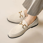Luxuriöse Wildleder-Slipper