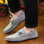 Retro-Wildleder-Slipper