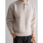 Wool Button Polo