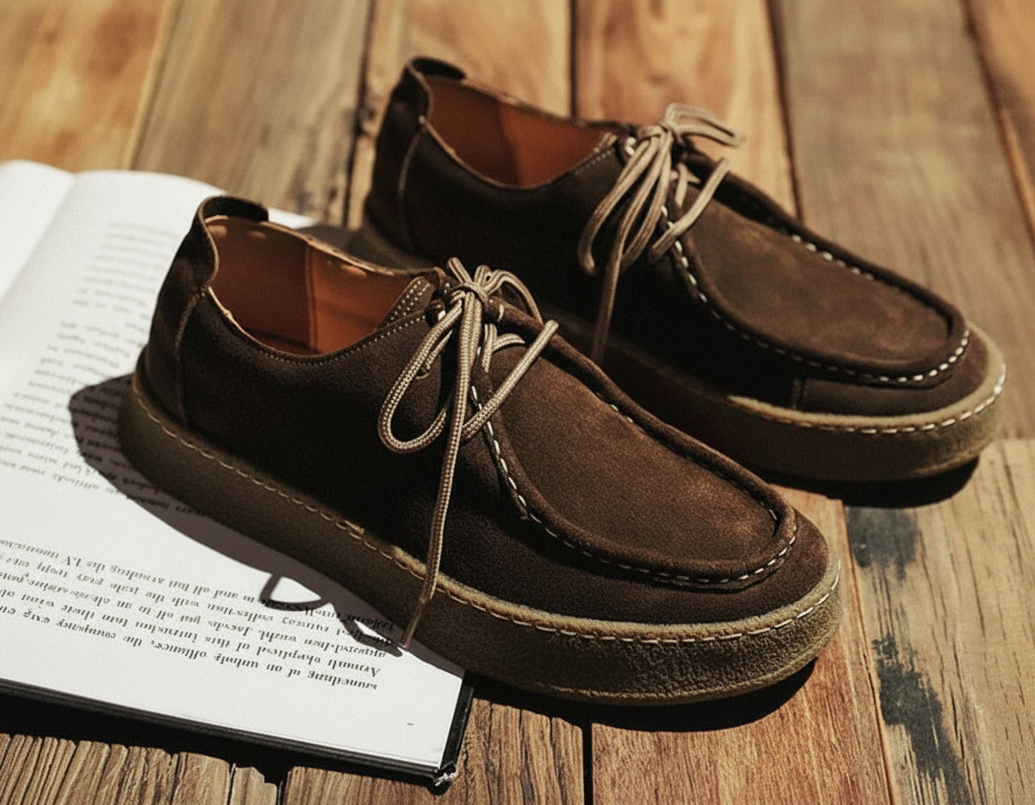 Premium-Wildleder-Stadtschuhe